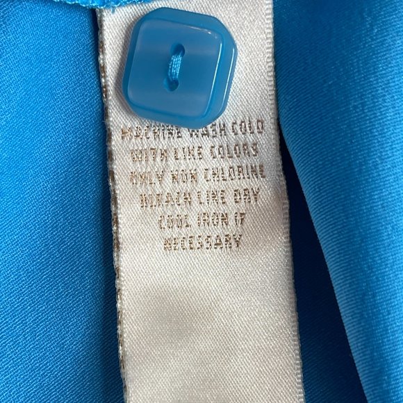 EP Pro Golf Stretch Skort Royal Blue Side Zip Slit Pocket Size 10 - Picture 7 of 8